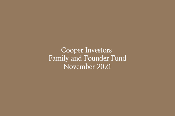 Cooper Investors Family and Founder Fund Webinar